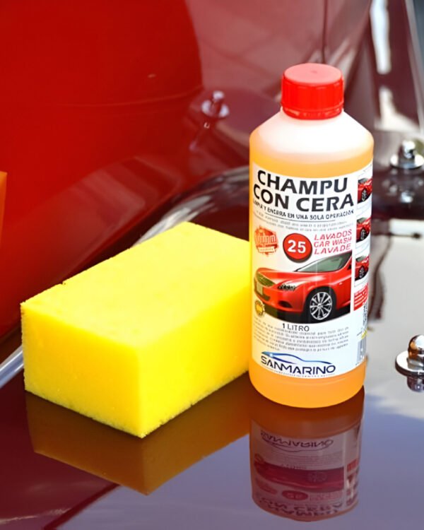 Champú con cera