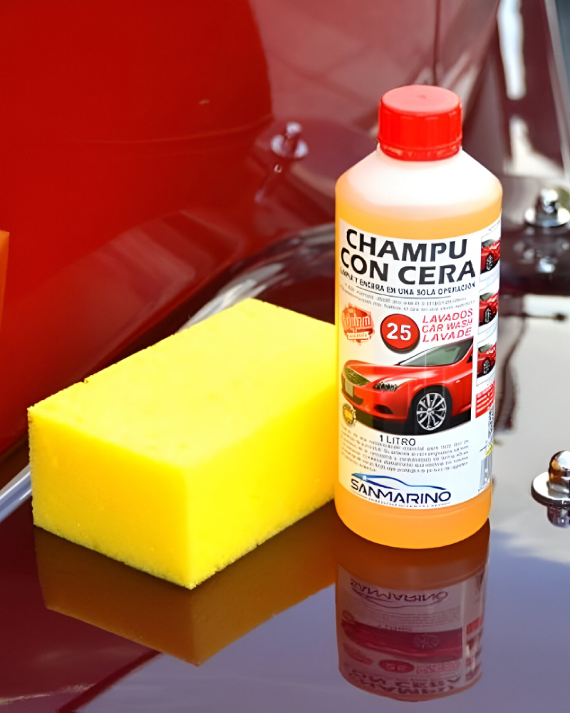 Champú con cera