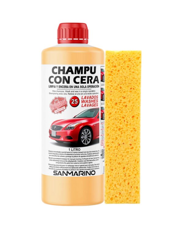Champú con cera