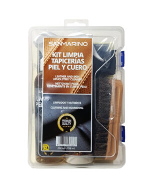 Kit limpia tapicerías piel y cuero | Premium