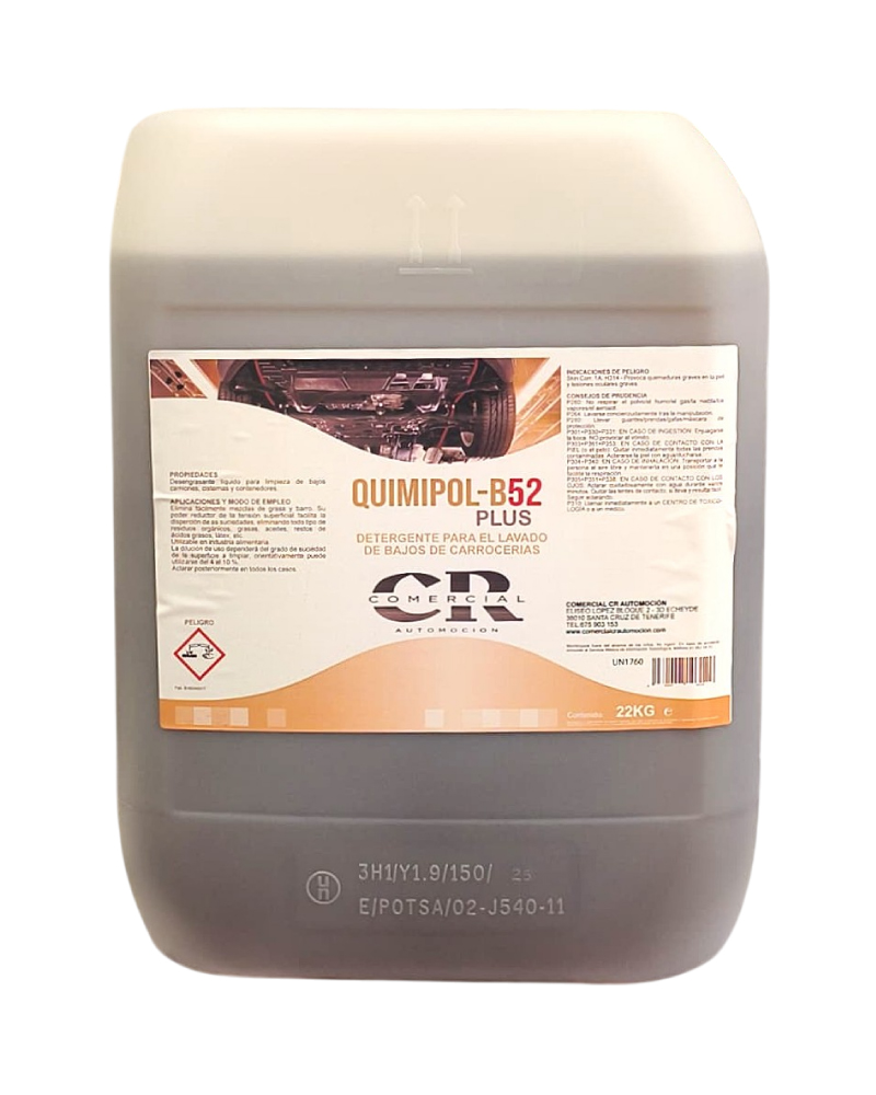 Quimipol-B52 Plus | Detergente para bajos