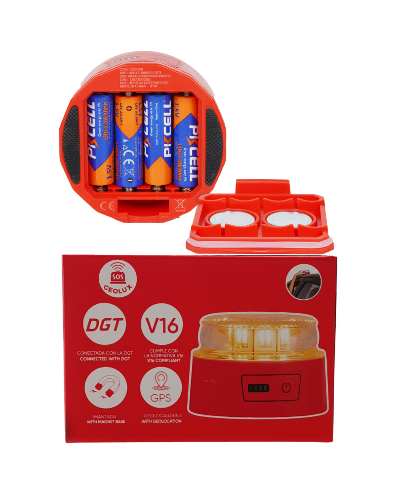 Baliza de Emergencia V16 | SOS Geolux