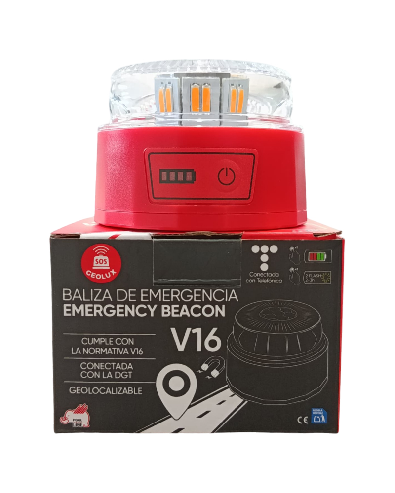 Baliza de Emergencia V16 | SOS Geolux