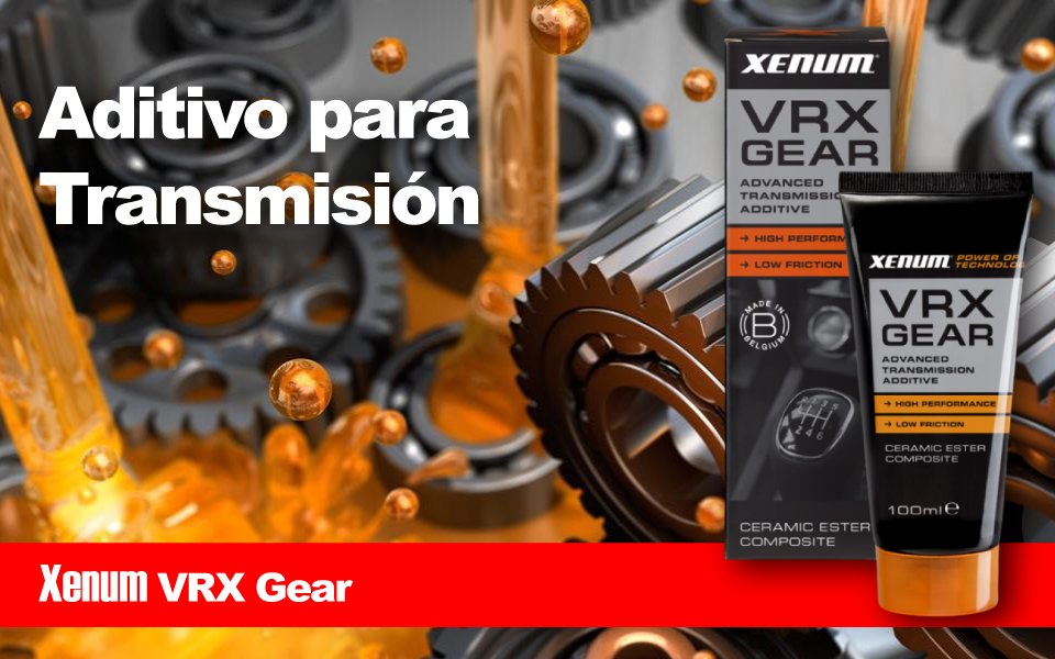El Xenum VRX Gear está formulado con micropartículas cerámicas y aceites sintéticos multi-éster. Las partículas cerámicas actúan como lubricante sólido interponiéndose entre las superficies metálicas, contribuyendo a reducir el contacto metal-metal. Las bases éster ayudan a que el lubricante permanezca adherido a las superficies internas de la transmisión. Su fórmula está diseñada para contribuir a reducir la temperatura de funcionamiento y a favorecer la suavidad de los cambios de marcha.