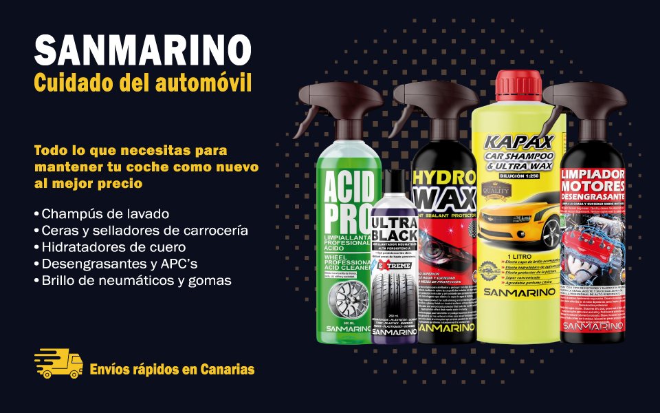 Protección y brillo para tu vehículo. Una marca especializada en productos de alta calidad para el cuidado y protección de vehículos. Su gama de productos está diseñada para ofrecer resultados duraderos, manteniendo la estética y el valor de tu coche.