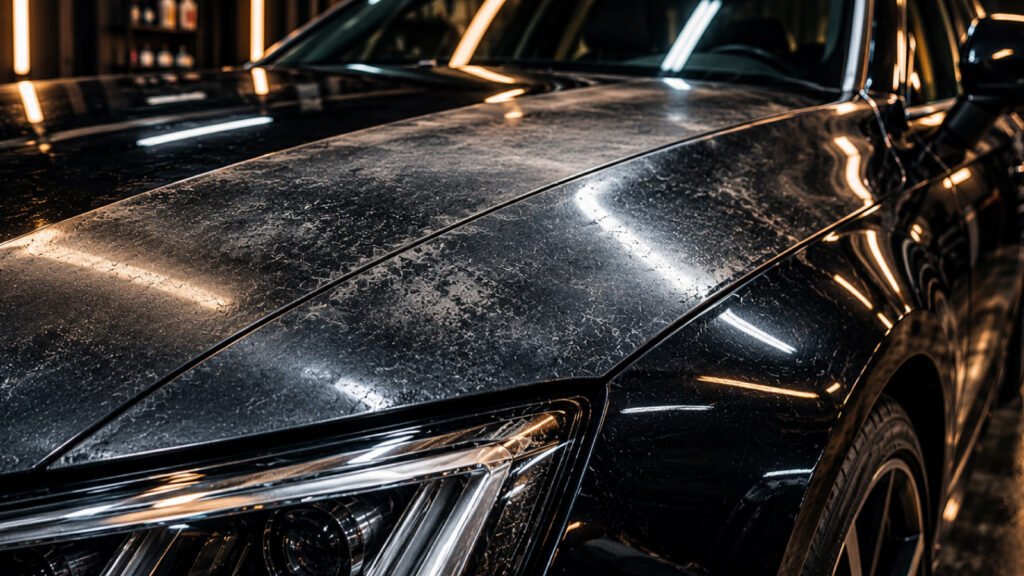 Pulido de la pintura del coche para recuperar el brillo